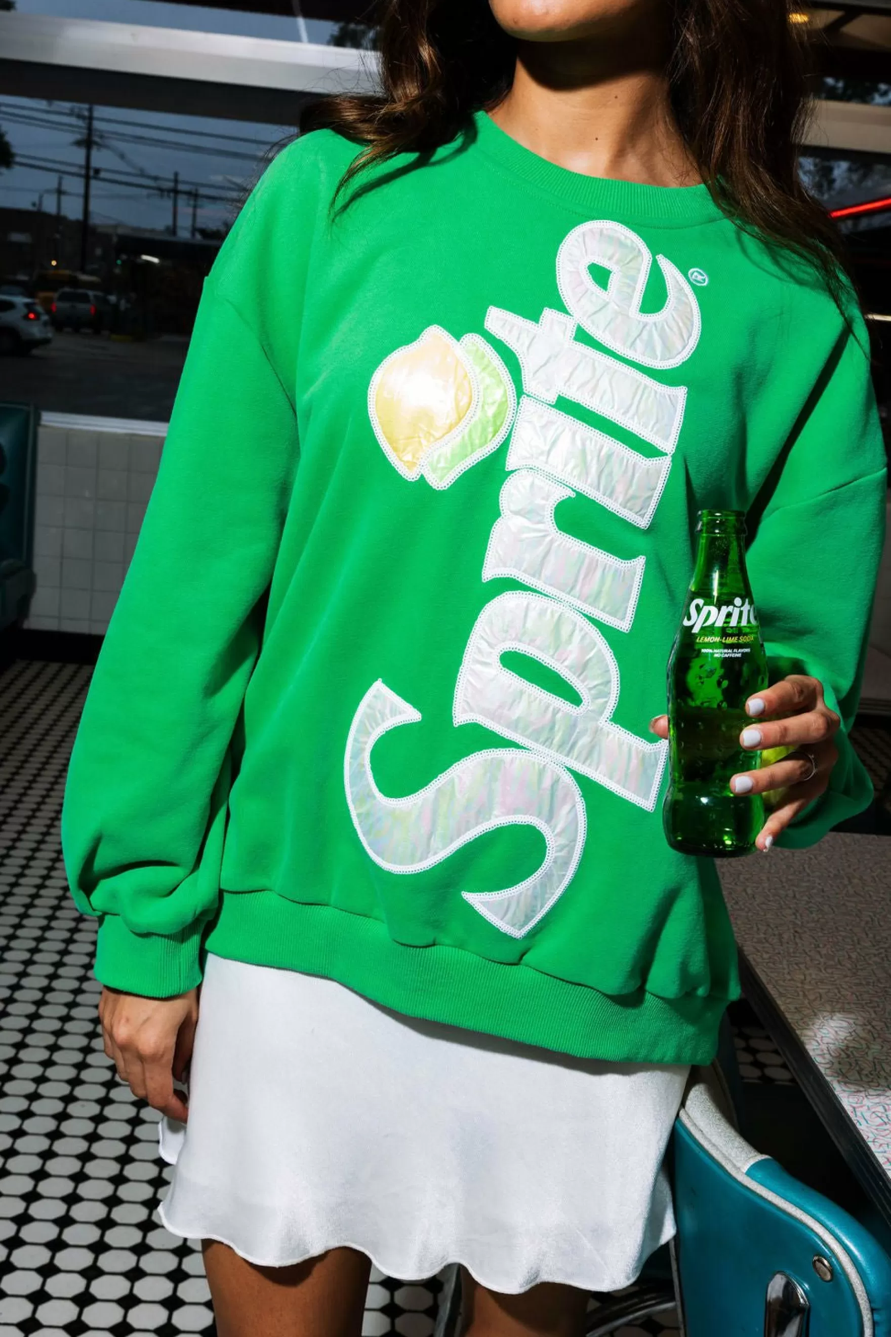 Queen Of Sparkles Sprite® Sweatshirt Green | Womens